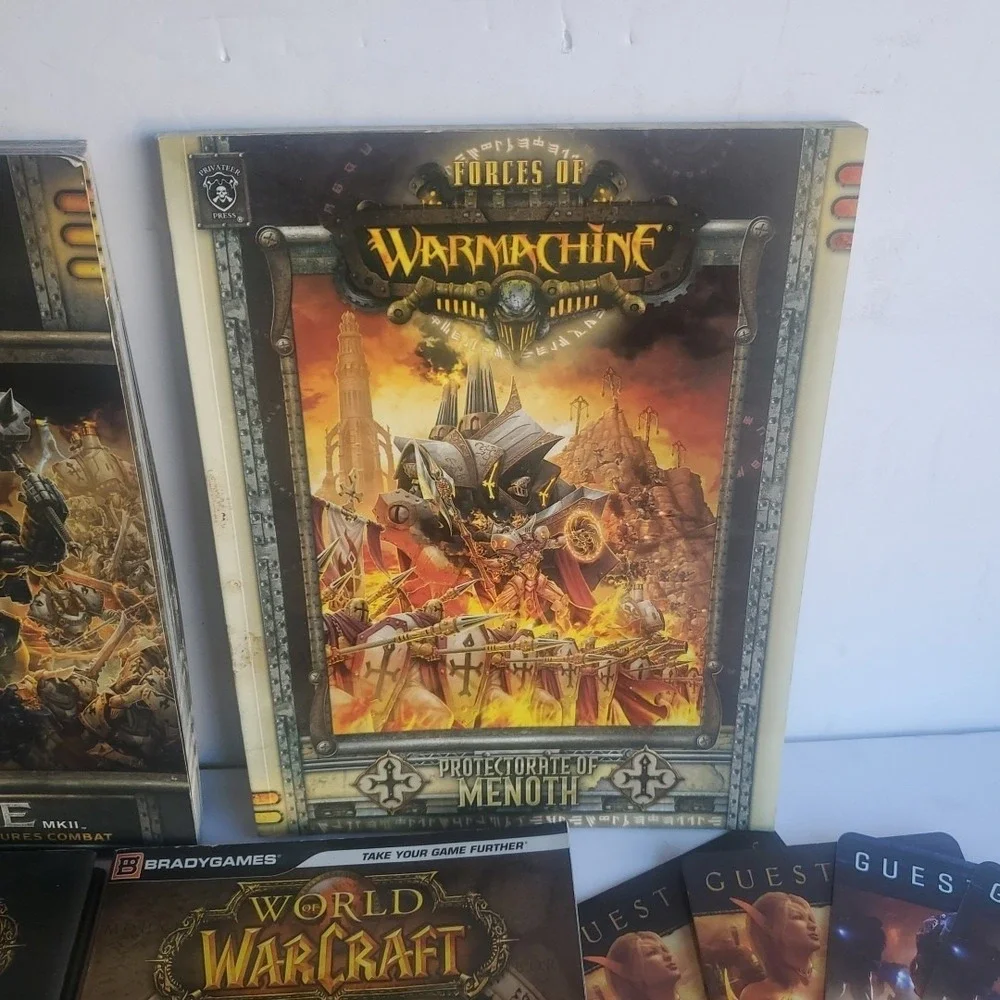 World of Warcraft Strategy Guide books Brady Games Collection‎ Lot Battle Chest